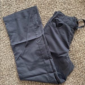 Greys Anatomy XS TALL dark grey scrub pants